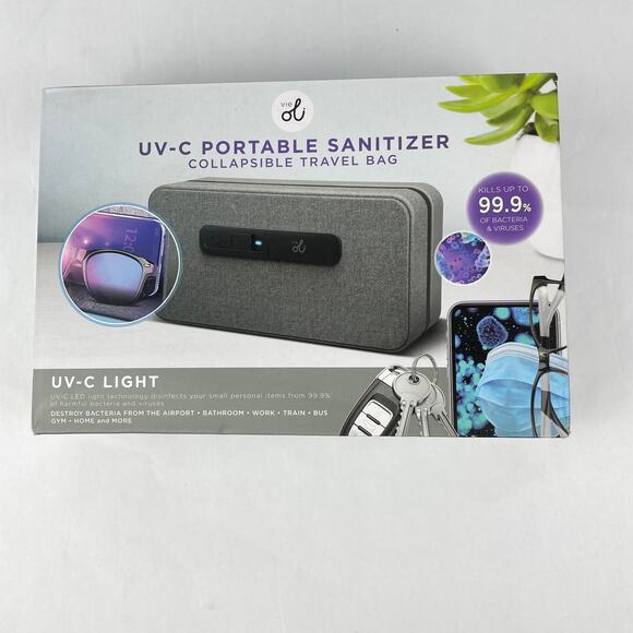 Vie Oli Portable UV-C Light Sanitizer Travel Bag - Picture 2 of 8